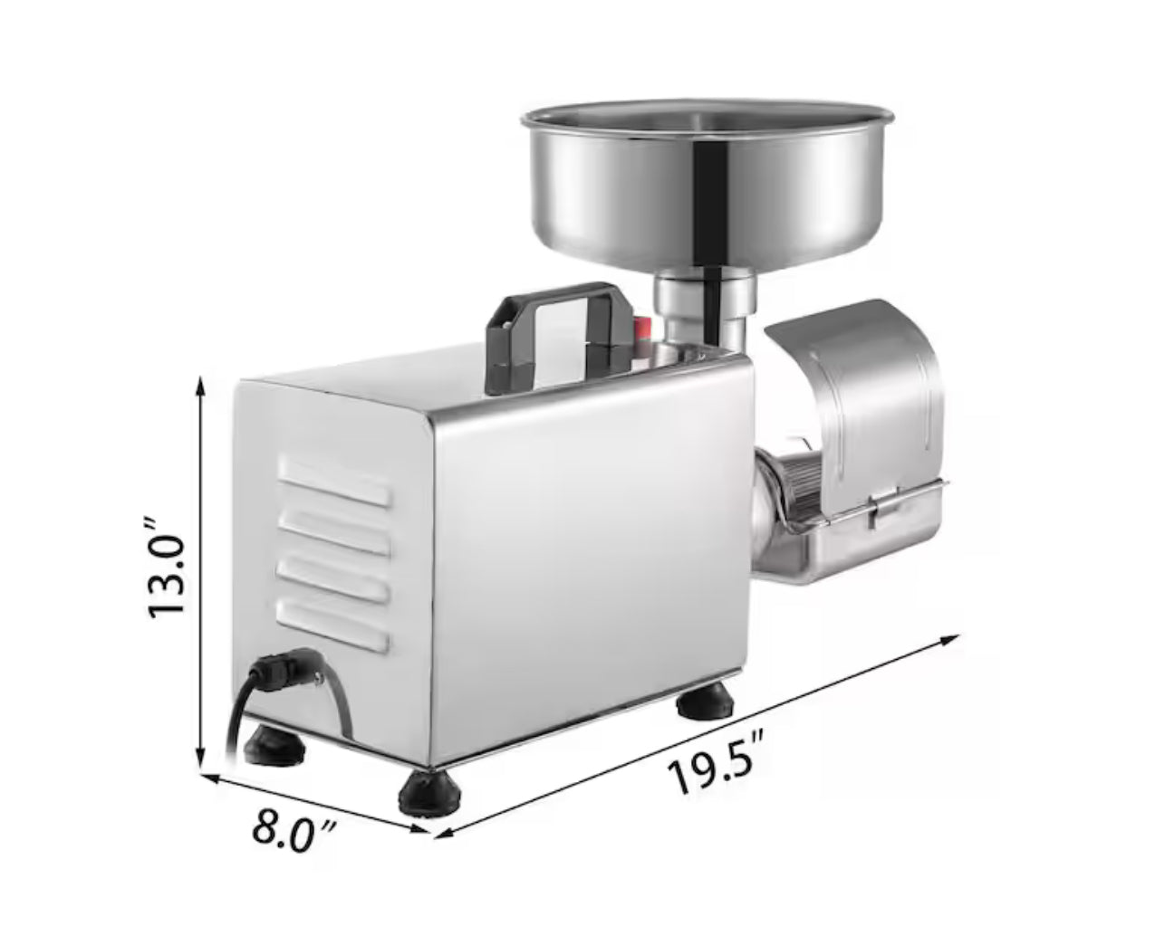 Electric Tomato Strainer Commercial Grade Tomato Milling Machine Stainless Steel Tomato Press and Sauce Maker