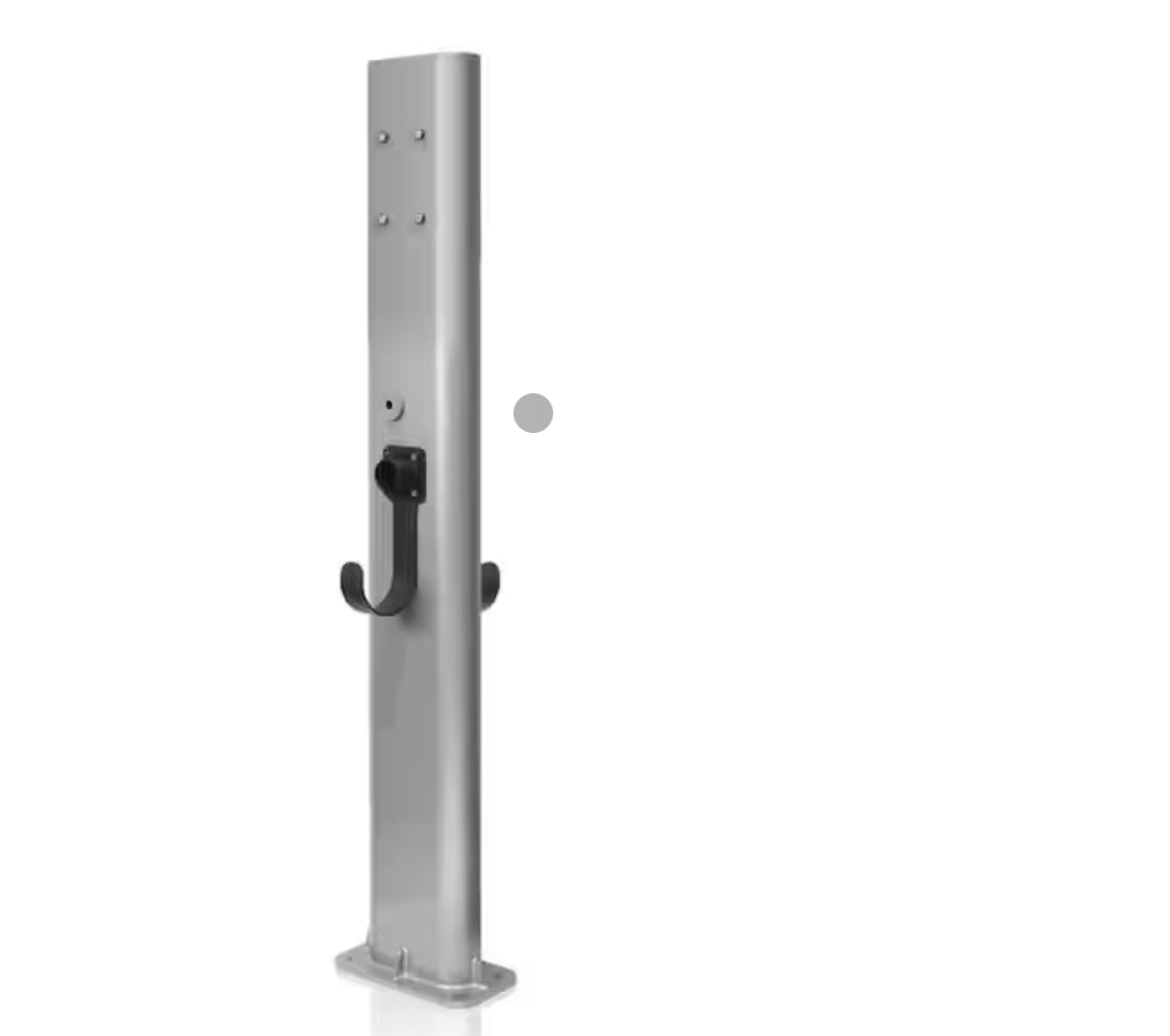Dual Mount EV Charger Station Pedestal, Front/Back EPED2