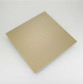 1-Spray Pattern 2.5 GPM 16 in. Wall Mount Fixed Shower Head in Brushed Gold