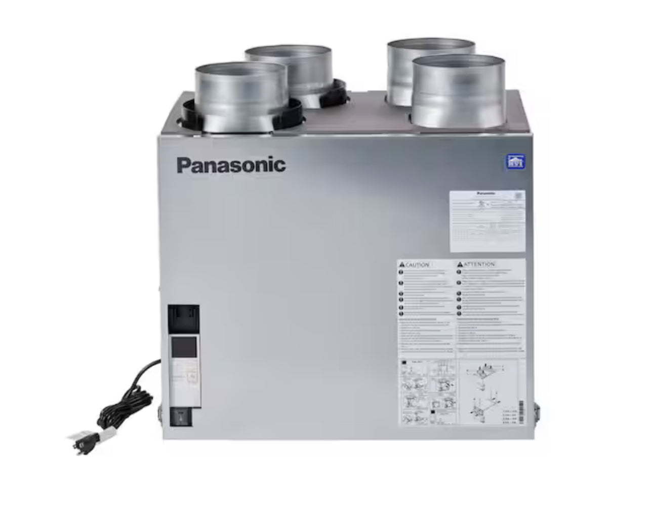 BalancedHome 160-Elite Plus Energy Recovery Ventilator (ERV), 30-160 CFM, Top Port, Any Climate