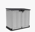 Keter Store It Out Prime Durable Resin Outdoor Storage Shed With Floor and Double Doors for Garden Patio Furniture and Tools