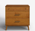 Ashlie 3 Drawer 36" W Solid Wood Dresser