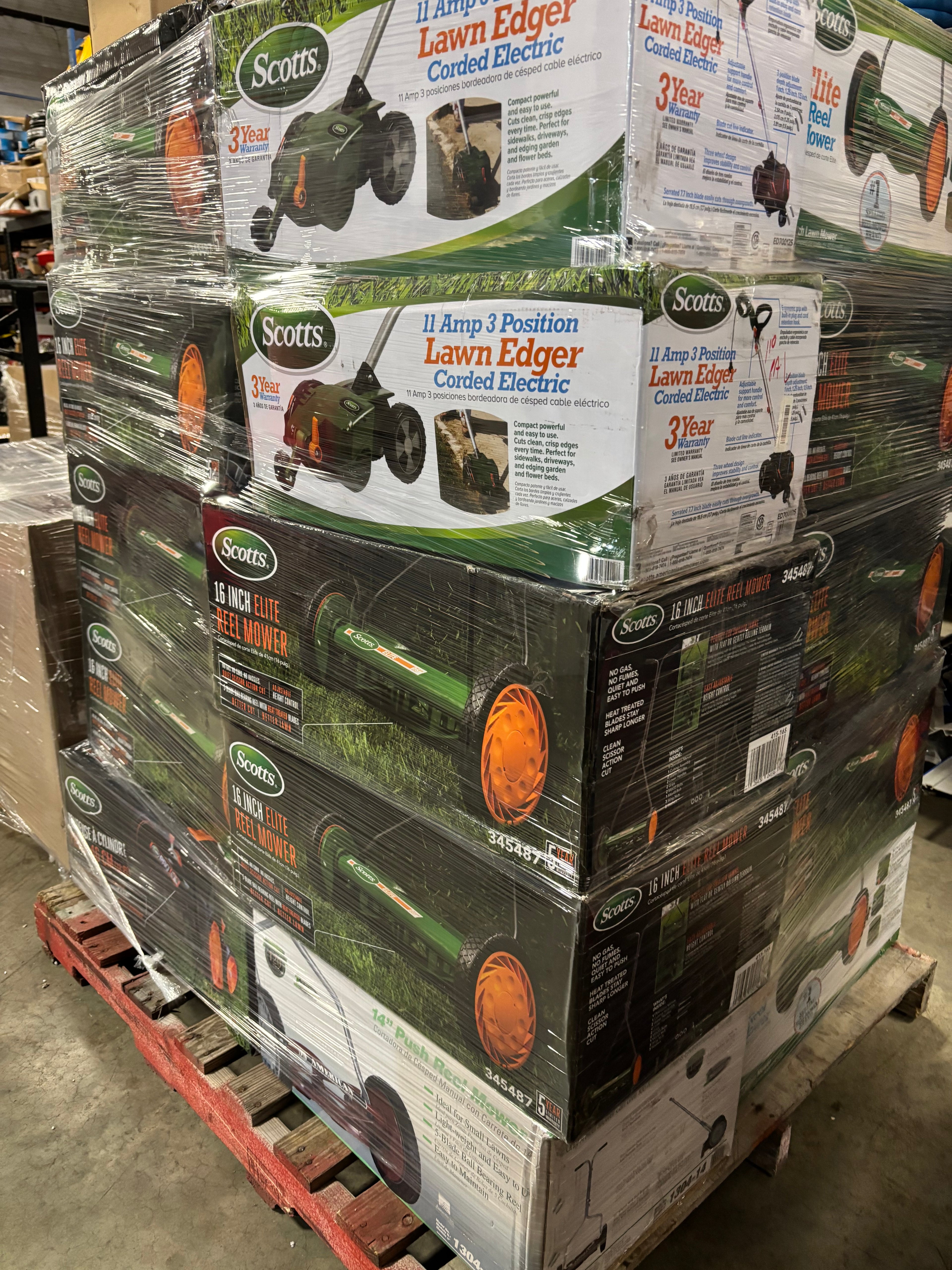Scott's 16 in. Manual Walk Behind Push Reel Lawn Mower PALLET