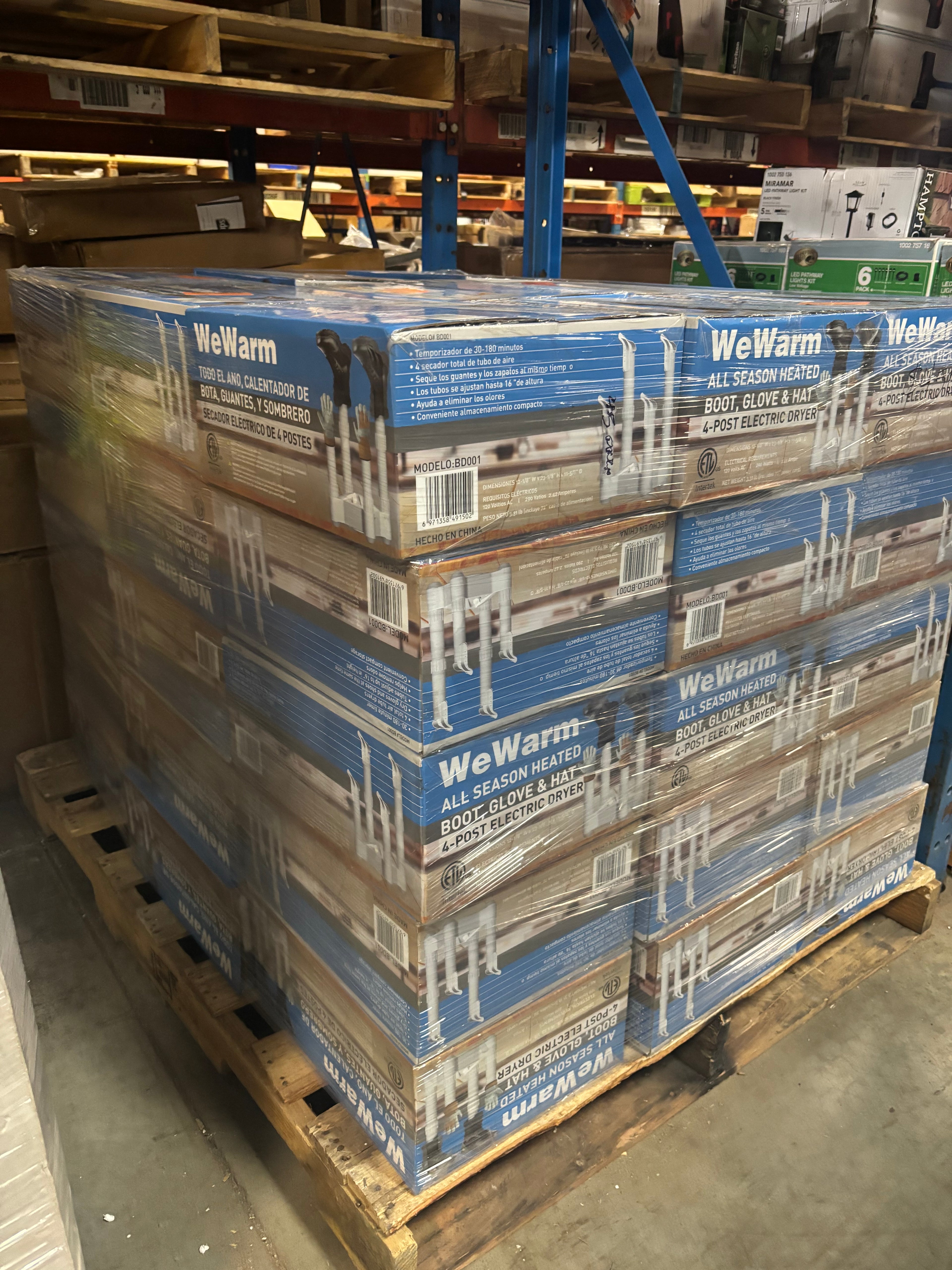 Post-Fast Air Boot and Glove Dryer PALLET