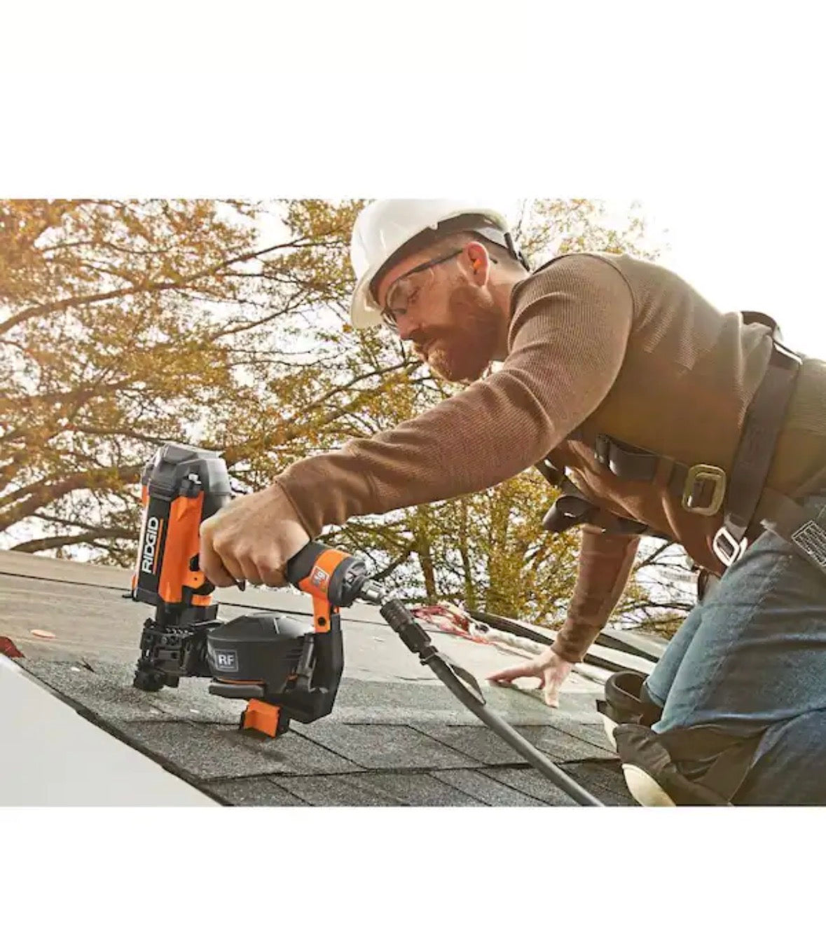 Pneumatic 15 Deg. 1-3/4 in. Coil Roofing Nailer