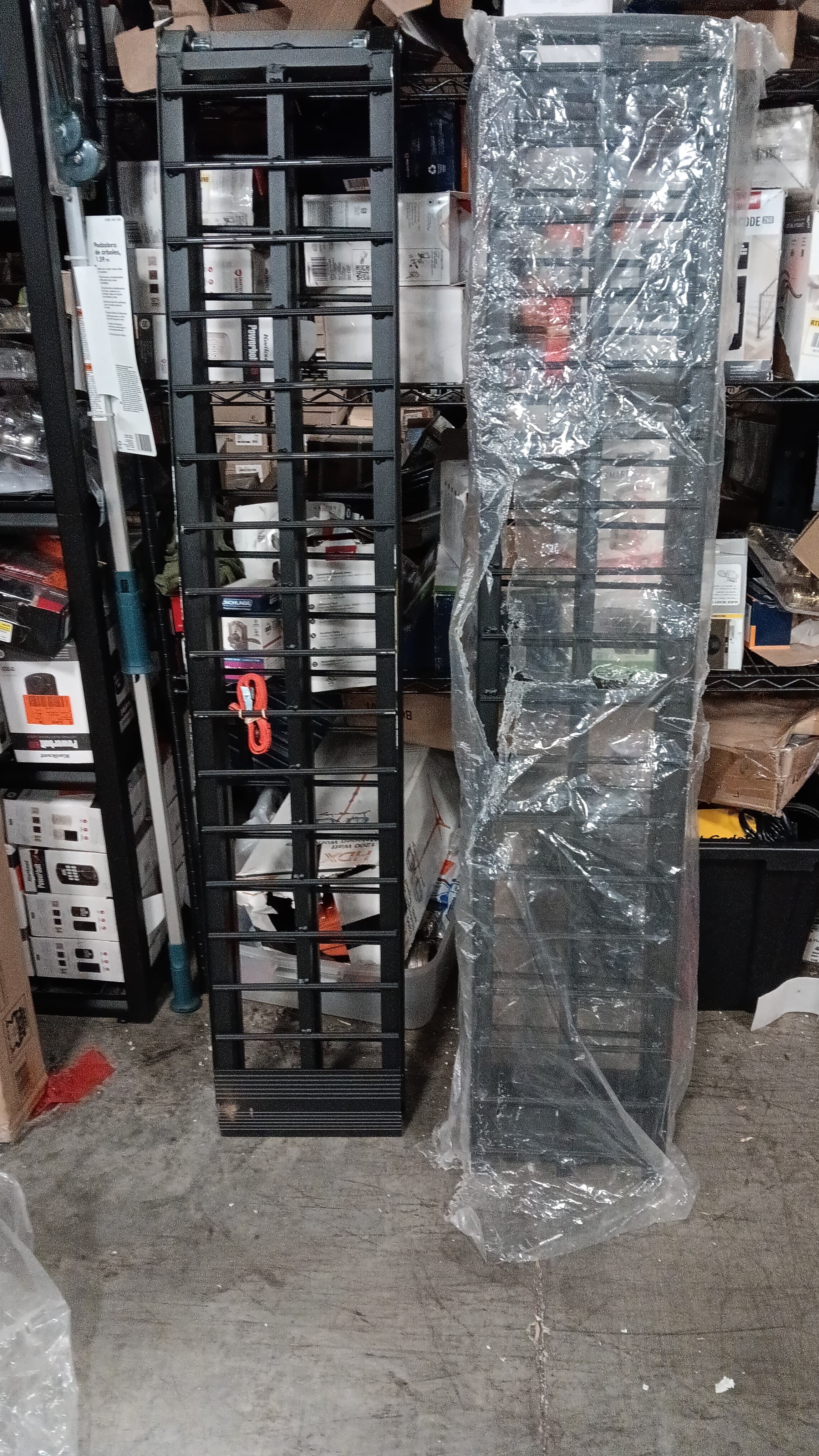 10 ft. 1200 lbs. Capacity Aluminum Folding Loading Ramp for Motorcycle, ATV, Tractor, Truck, Trailer, Car (2-Pack)